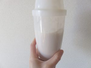 ララテインを牛乳で割った画像