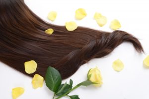 キレイな髪の毛の画像