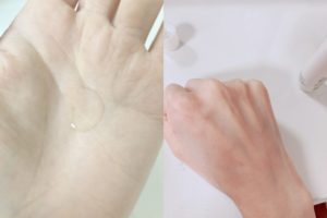 アルティモイストローションのテクスチャー